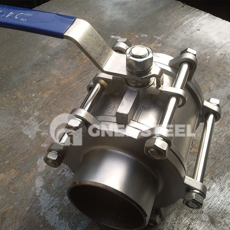 Stumsvejsningskugleventil