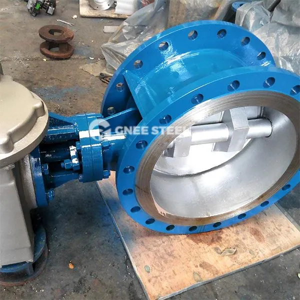 Butt Weld Triple Offset sommerfuglventiler