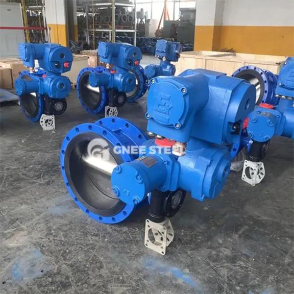 Sommerfuglventil med manipulationskontakt