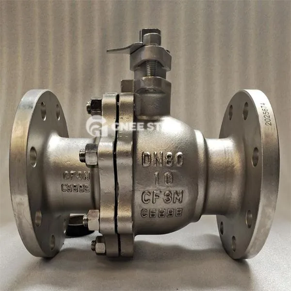 Kulstofstål flydende kugleventiler