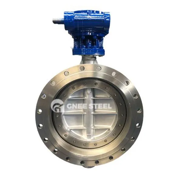 Kulstofstål højtydende butterflyventil