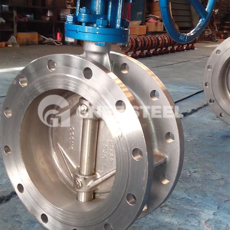 Støbt stål Wafer Type Butterfly Ventil