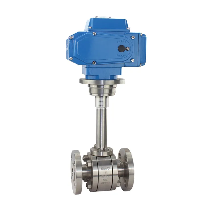 Kryogen flydende kugleventil