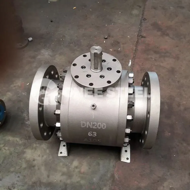 Kryogen topindgangstapmonteret kugleventil