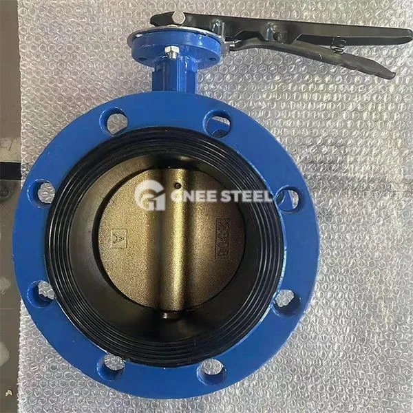 Dobbelt flangerede sommerfuglventiler