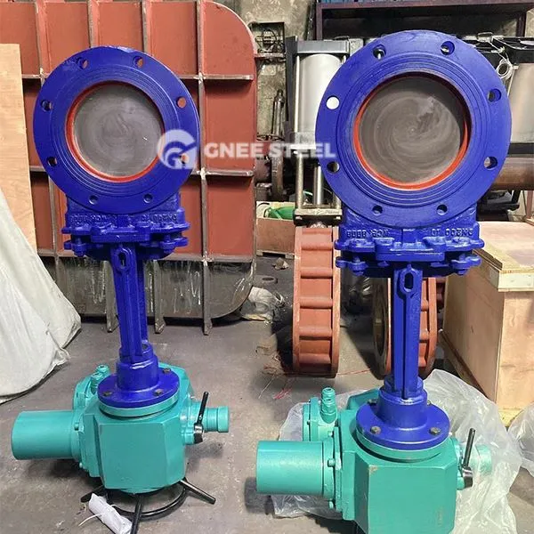 Elektrisk aktiveret knivportventiler