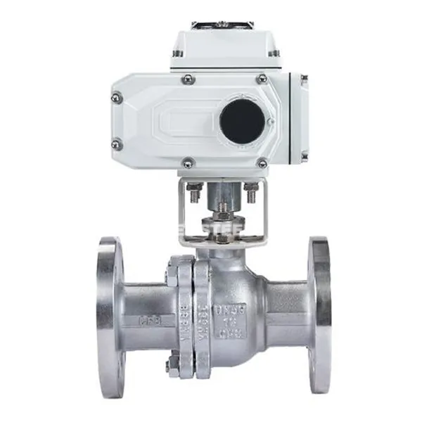 Elektrisk betjent kugleventil