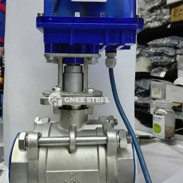 Elektrisk kugleventil med højt tryk