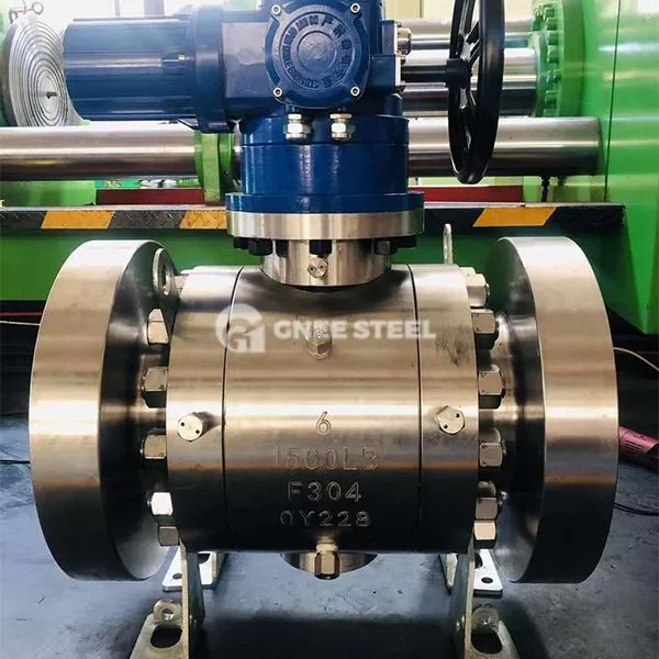 Højt tryk smedt kugleventil