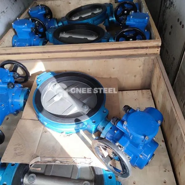 Hydraulisk betjent sommerfuglventil