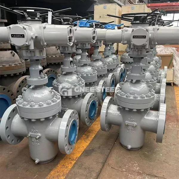 Parallel dobbelt-disk portventil