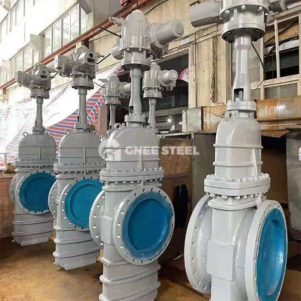 Parallel pladeportventil