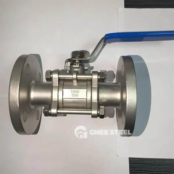 Stainless Steel 3-Piece Ball Valve Stainless Steel 3-Piece Ball Valve