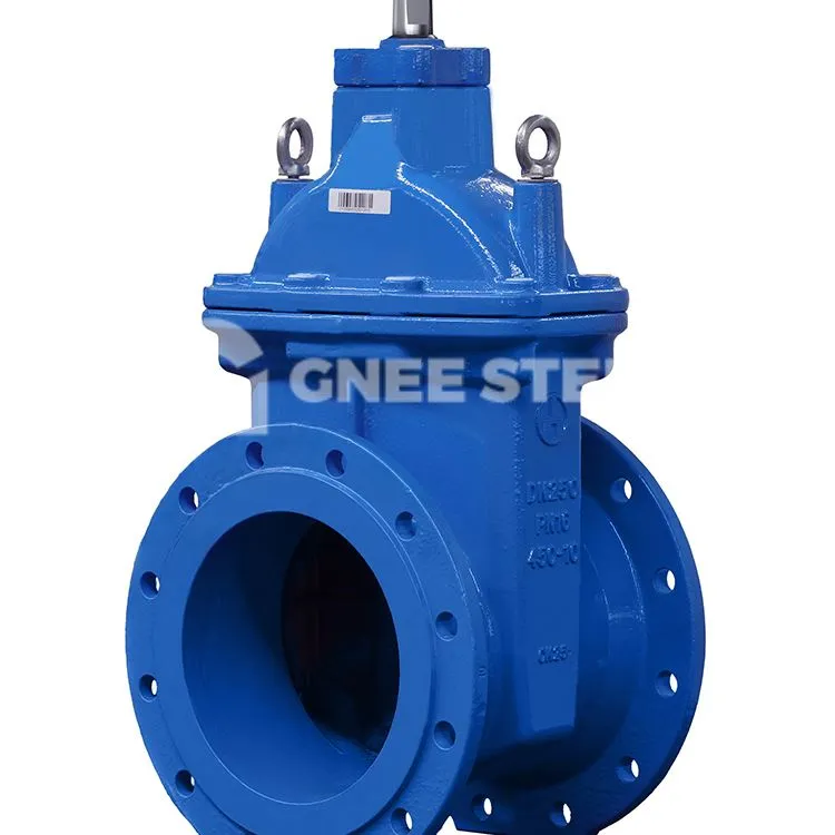 Elastisk siddende portventil med ikke-stigende spindel