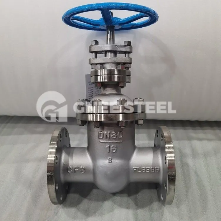 Stigende stilk metalsiddende portventil