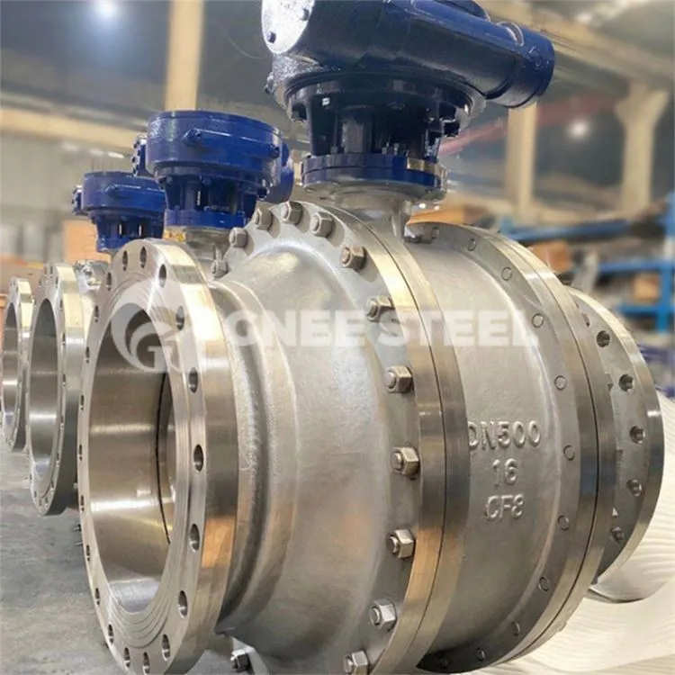 Trunnion kugleventil i rustfrit stål