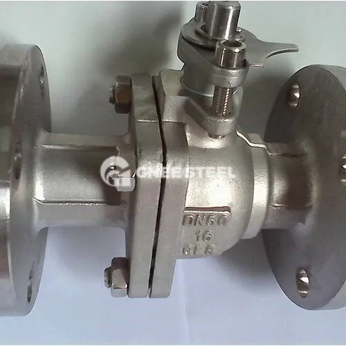 Rustfrit stål to stykker kugleventil