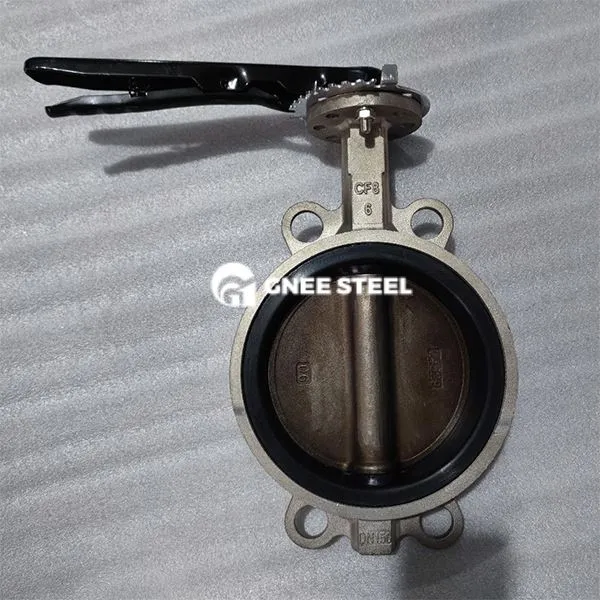 Rustfrit stål Wafer Butterfly Valve
