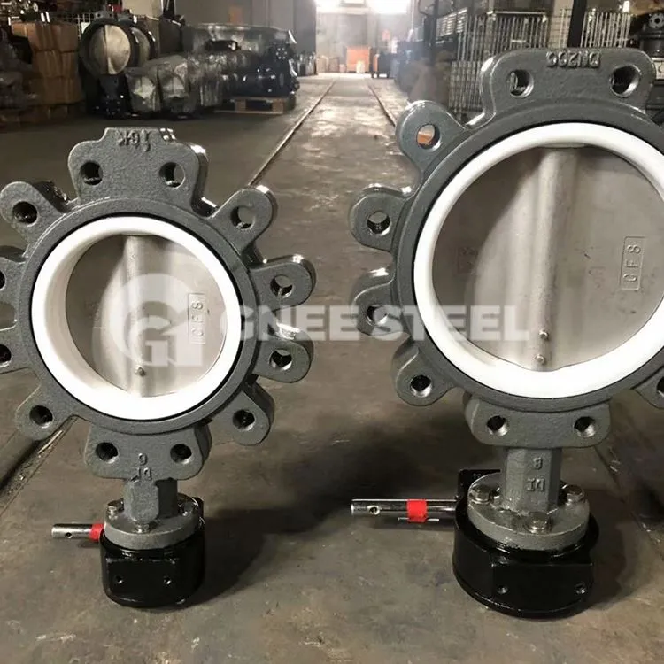 Tredobbelt excentrisk butterflyventil-lugetype