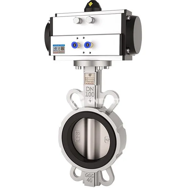 Butterflyventiler i skive stil